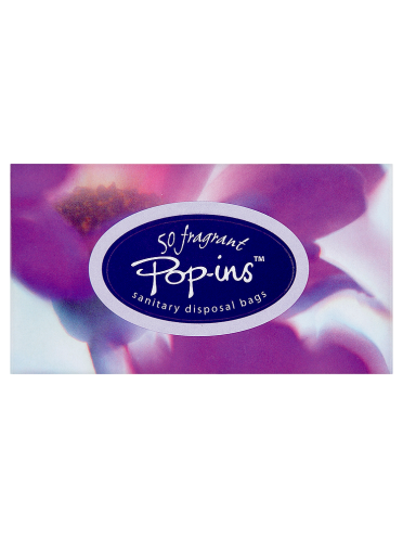 Pop-ins 50 Fragrant Sanitary Disposal Bags