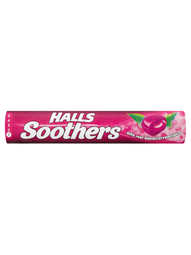 Halls Soothers Blackcurrant 45g