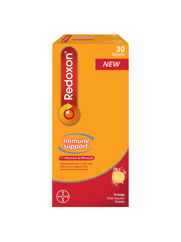 Redoxon Immune Support 30 Orange Effervescent Tablets