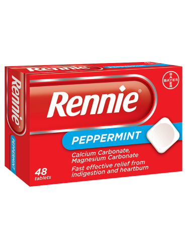 Rennie Peppermint 48 Tablets