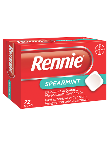 Rennie Spearmint 72 Tablets