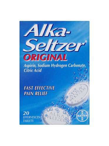 Alka-Seltzer Original 20 Effervescent Tablets