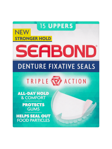 Seabond Denture Fixative Seals 15 Uppers