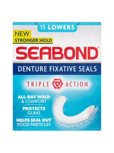 Seabond Denture Fixative Seals 15 Lowers