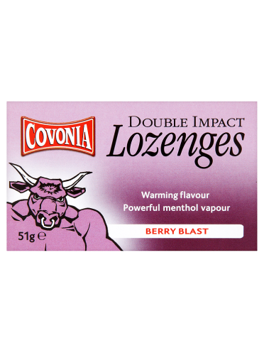 Covonia Double Impact Lozenges Berry Blast 51g