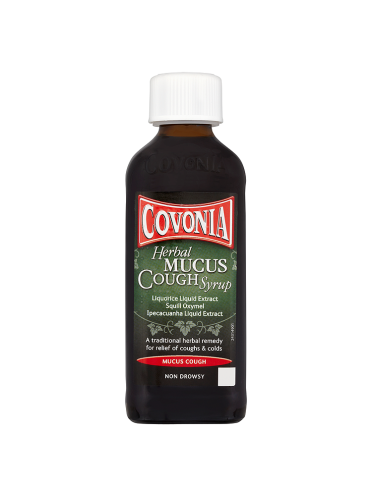 Covonia Herbal Mucus Cough Syrup Non Drowsy 150ml