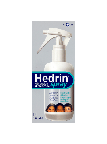 Hedrin 4% Lotion Spray 120ml