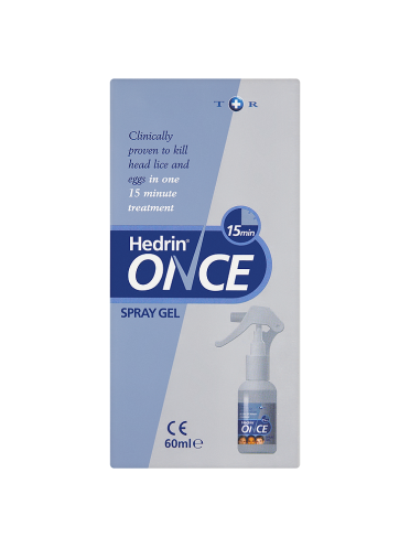 Hedrin Once Spray Gel 60ml