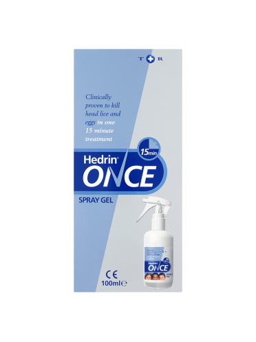 Hedrin Once Spray Gel 100ml