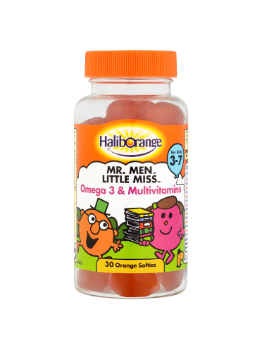 Haliborange Mr. Men Little Miss Omega 3 & Multivitamins