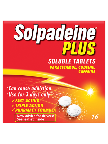 Solpadeine Plus Soluble Tablets 16 Tablets