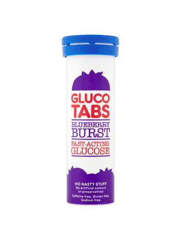 GlucoTabs Blueberry Burst Fast-Acting Glucose 10 Pack 40g