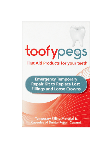 Toofypegs Temporary Filling Material & Capsules of Dental Repair Cement