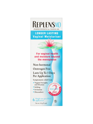 Replens MD Longer Lasting Vaginal Moisturiser 6 x 5.9g