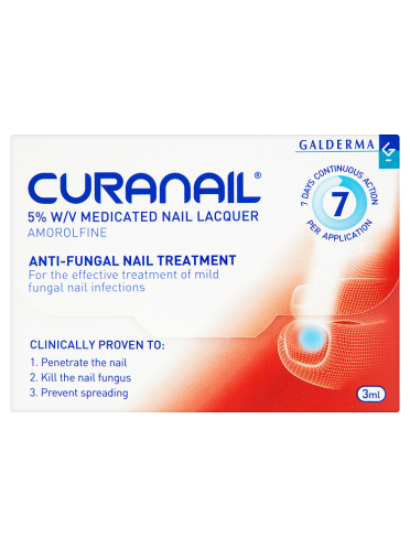 Galderma Curanail Anti-Fungal Nail Treatment 3ml