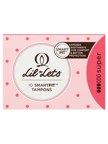 Lil-Lets 10 Smartfit Tampons Super