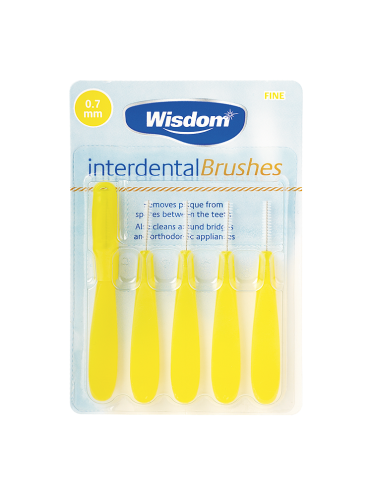 Wisdom Interdental Brushes 0.7mm