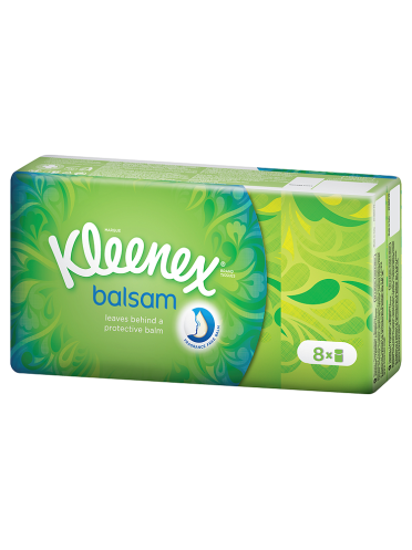 Kleenex Balsam Pocket Tissues 8 Pack