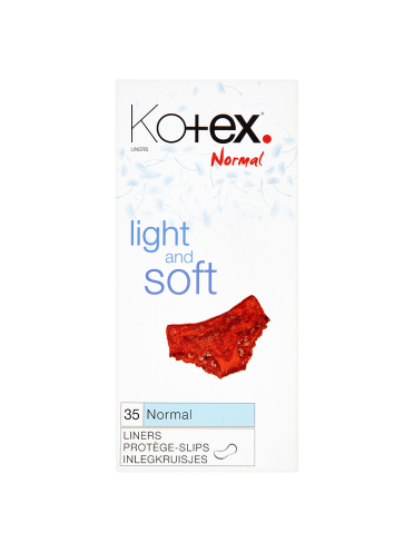 Kotex Normal Light and Soft Liners 35's