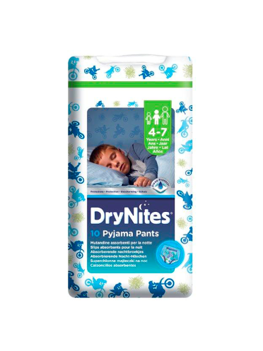 DryNites Pyjama Pants 4-7 years Boy (10 Pants)