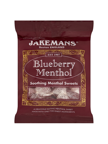 Jakemans Blueberry Menthol Soothing Menthol Sweets 100g