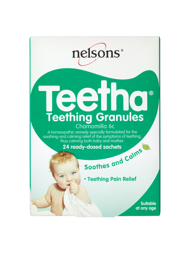 Nelsons Teetha Natural Teething Granules 24 Sachets