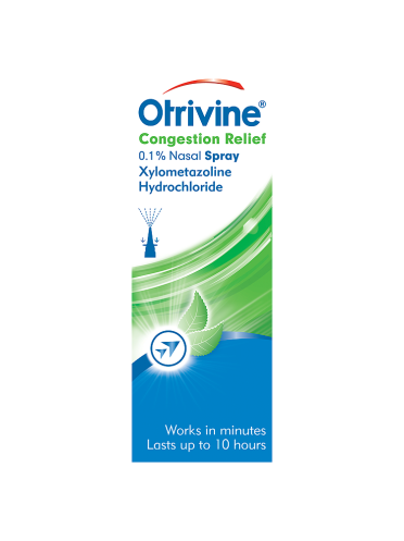 Otrivine Congestion Relief 0.1% Nasal Spray 10ml