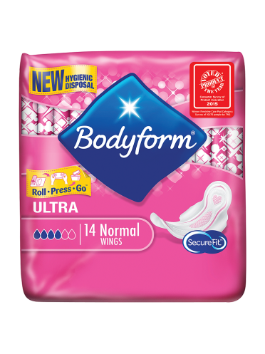 Bodyform 14 Normal Wing Ultra Towels