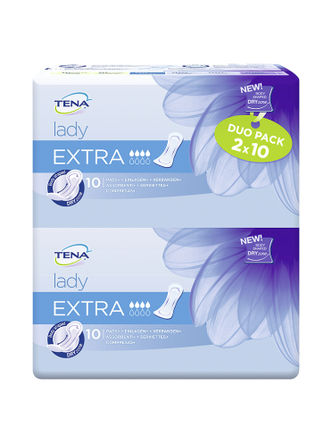 TENA Lady Extra Duo Pack 2 x 10 Pads