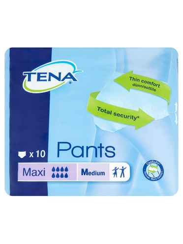 TENA 10 Pants Maxi Medium 80-110cm