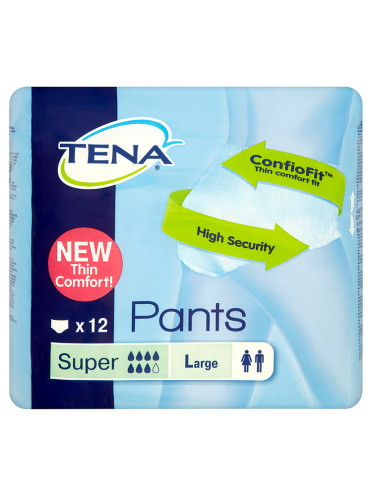 TENA Super 12 Pants Large