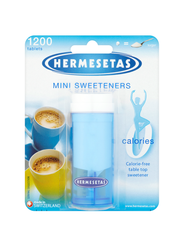Hermesetas Mini Sweeteners 1200 Tablets 18.0g