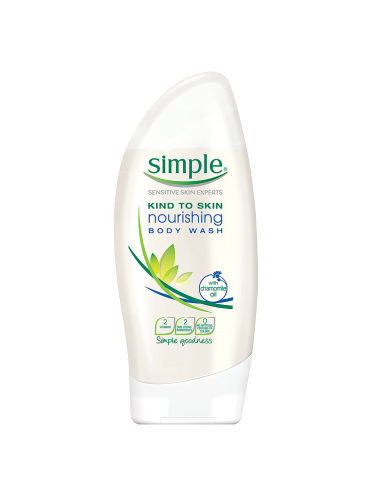 Simple Kind to Skin Nourishing Shower Gel, 250ml