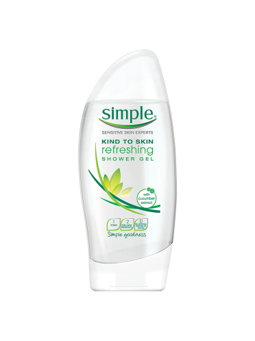 Simple Kind to Skin Refreshing Shower Gel, 250ml