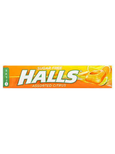 Halls Sugar Free Assorted Citrus 32g